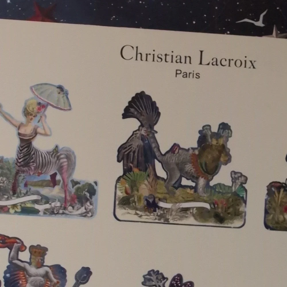 Christian Lacroix Fantasy Animal Note Card Box‎ Set Y2K Incomplete Set